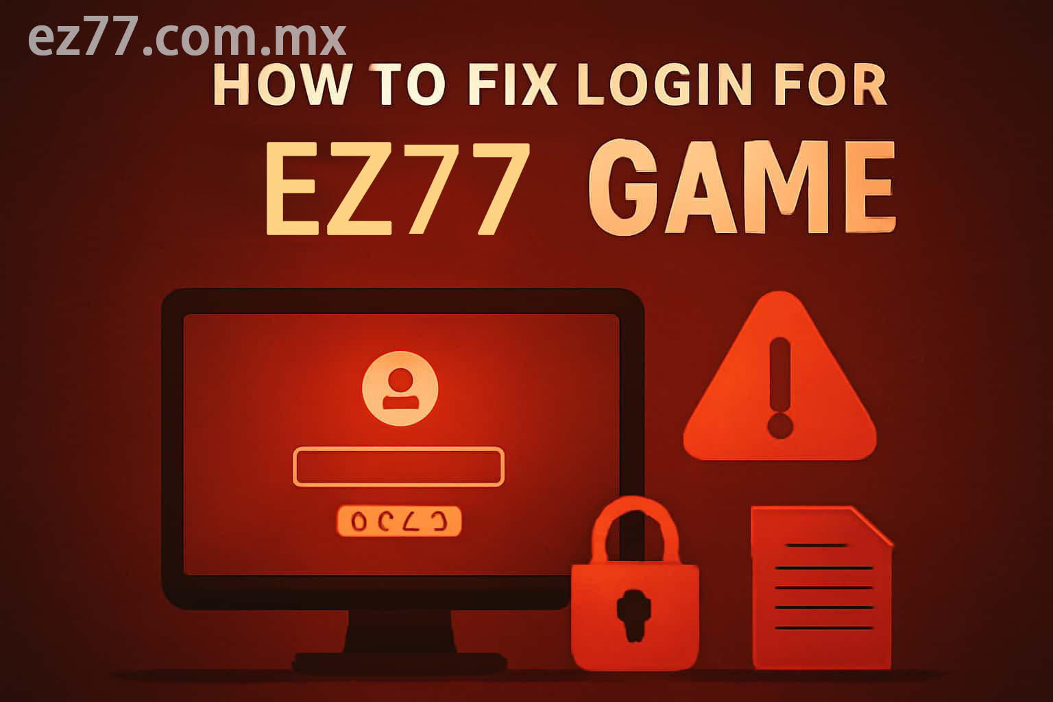 EZ77 Login Problems: A Step-by-Step Fix Guide