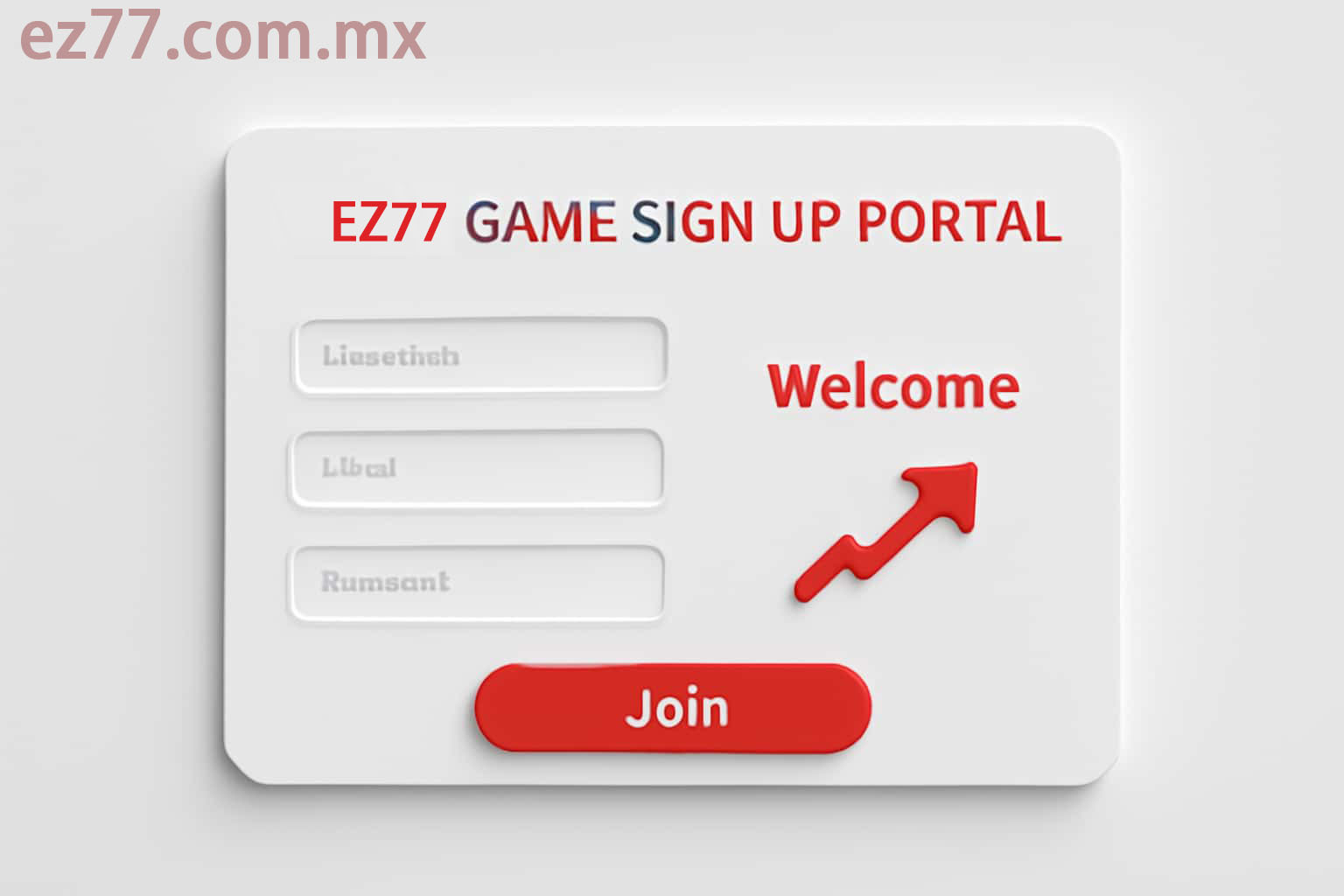 EZ77 account registration form and setup